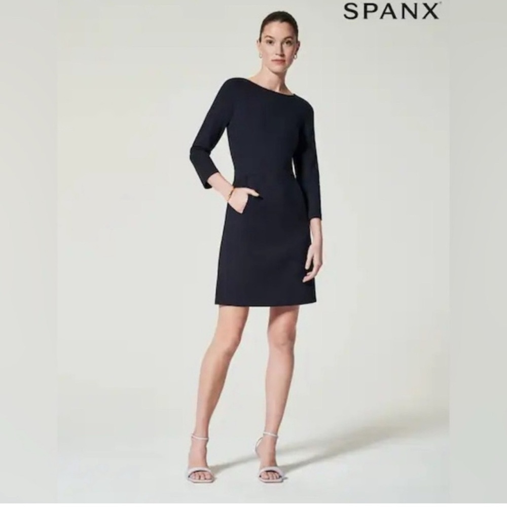 SPANX Classic Black Long Sleeve Dress